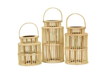 Farolillos Madera Set 3